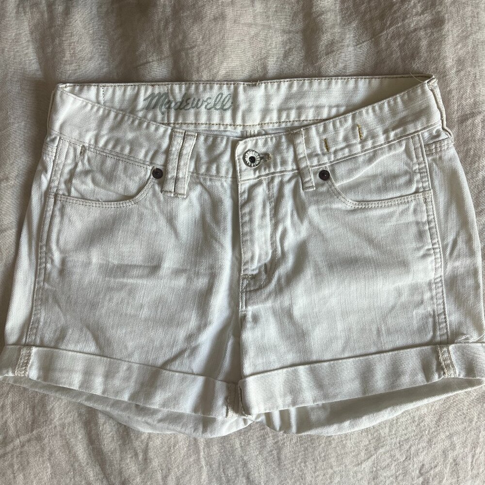 White Madewell Denim Shorts